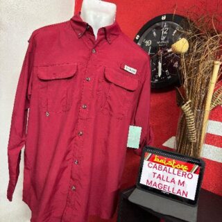Camisa Magellan Manga Larga Roja