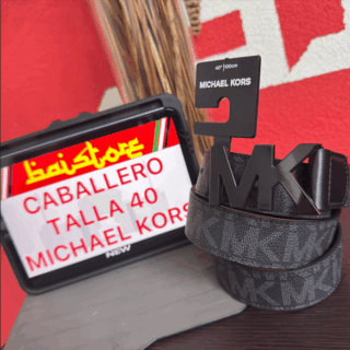 Cinturon Michael Kors Hebilla Negra