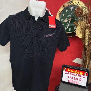 Playera Polo Diesel Negra