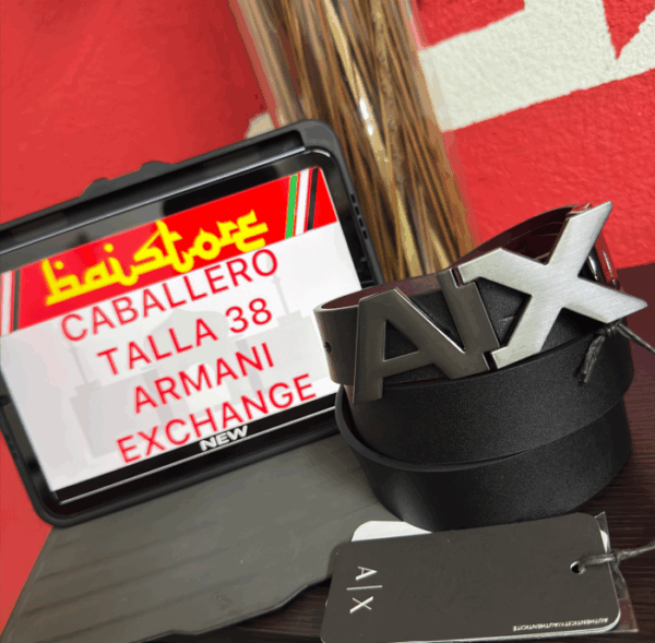 Cinturon Armani Exchange Piel Doble Vista