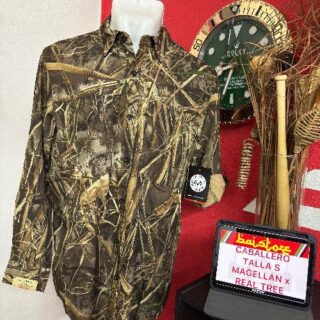 Camisa Magellan x Real Tree Manga Larga